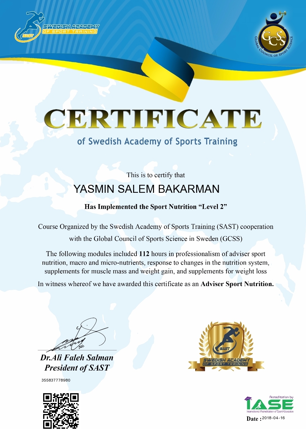 Yasmin Salem Bakarman